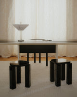 New Works Atlas Stool rund, lakeret - 7 - Jacobsen Plus