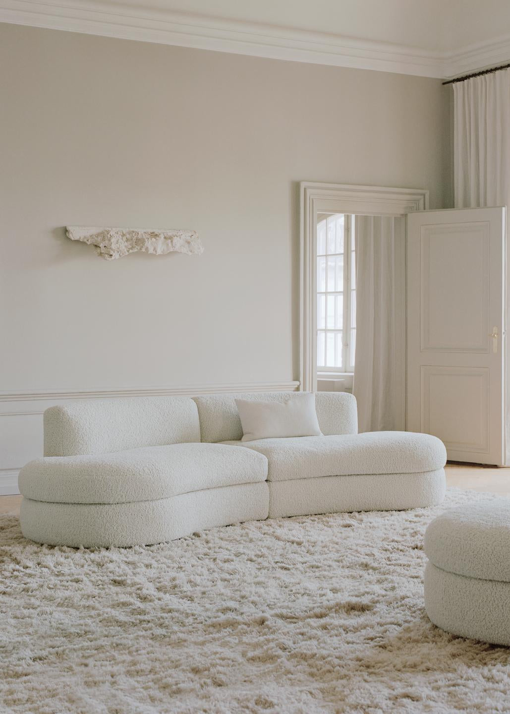 Coda sofa, curved open end left, module 32 fra New Works - 2 - Jacobsen Plus