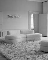 Coda sofa, curved open end left, module 32 fra New Works - 5 - Jacobsen Plus