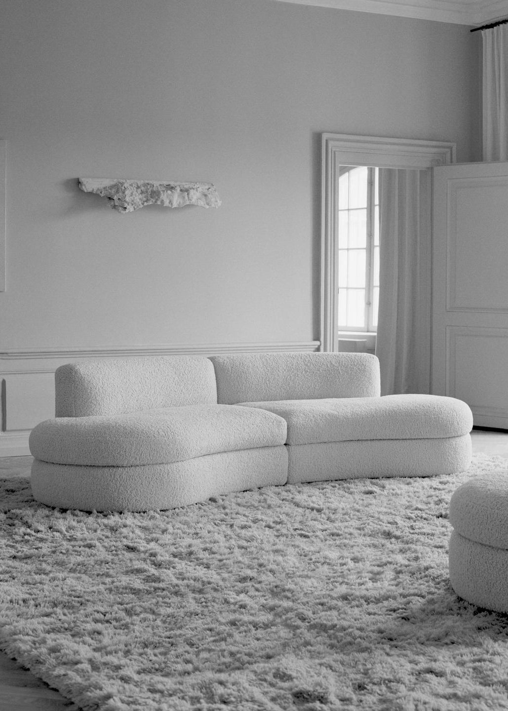 Coda sofa, configuration 7, Zink Drake fra New Works