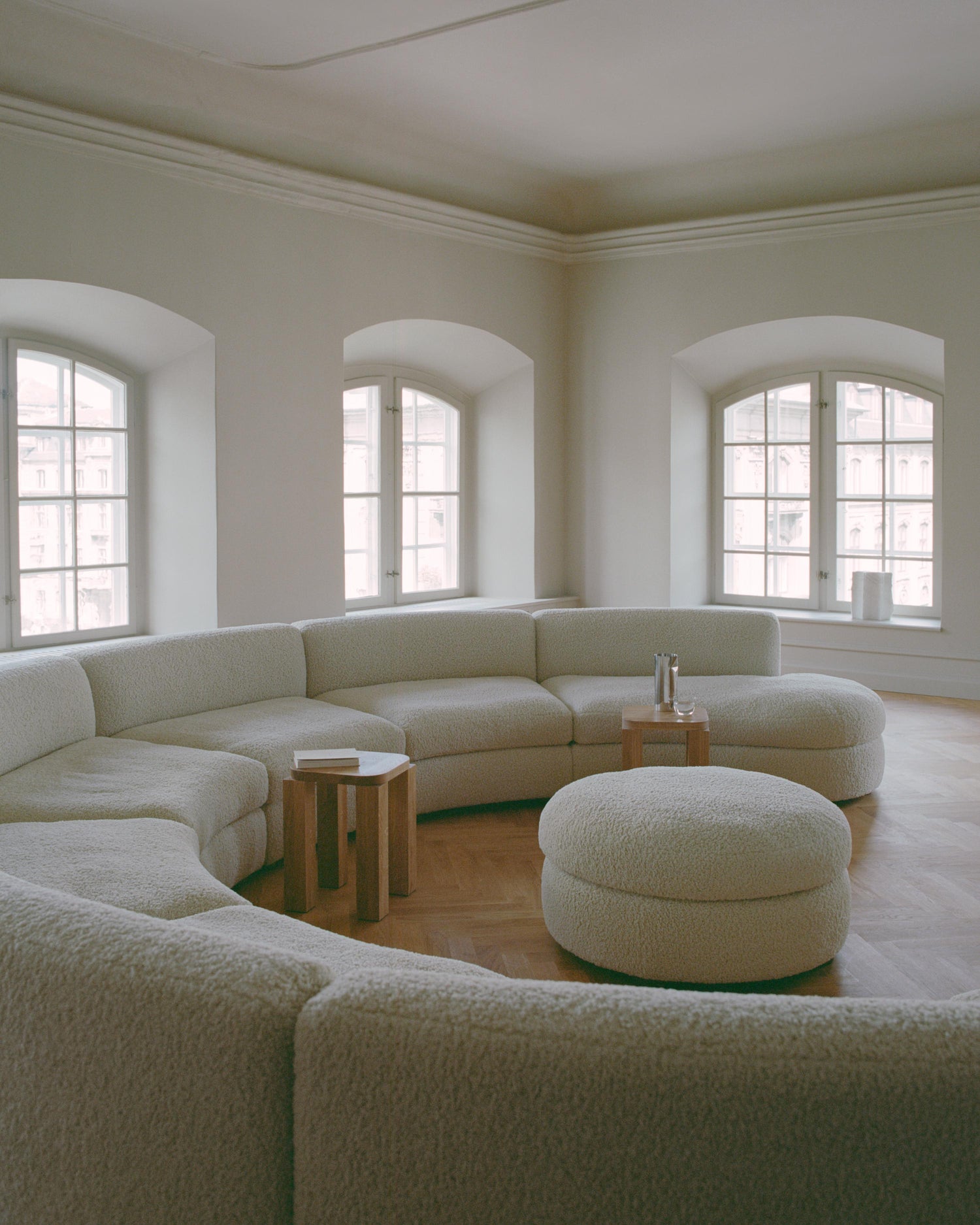 Coda sofa, configuration 7, Zink Drake fra New Works