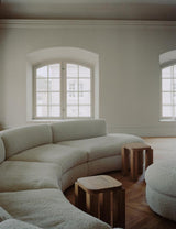 Coda sofa, curved open end left, module 32 fra New Works - 6 - Jacobsen Plus