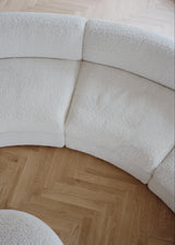 Coda sofa, curved open end left, module 32 fra New Works - 3 - Jacobsen Plus