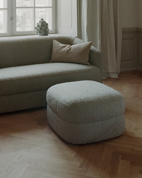 Covent Pouf, small fra New Works - Dark Taupe - Jacobsen Plus