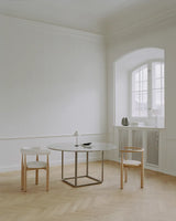 Special Edition Florence Spisebord Ø145, gris du marais/beige grey fra New Works