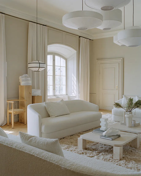 Kite Pendant Lamp, Ø55 cm fra New Works - White - Jacobsen Plus