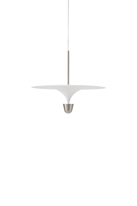 Kantarell Pendel lampe Ø60 fra New Works - Nickel - Jacobsen Plus