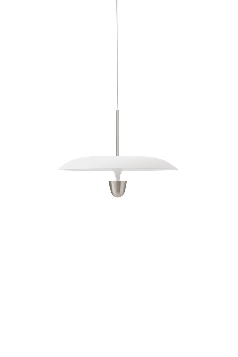 Kantarell Pendel lampe Ø55 fra New Works - Nickel - Jacobsen Plus