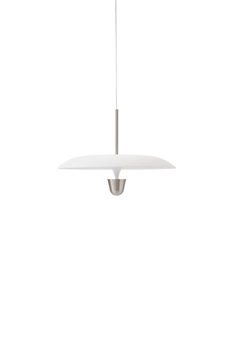 Kantarell Pendel lampe Ø55 fra New Works - Nickel - Jacobsen Plus