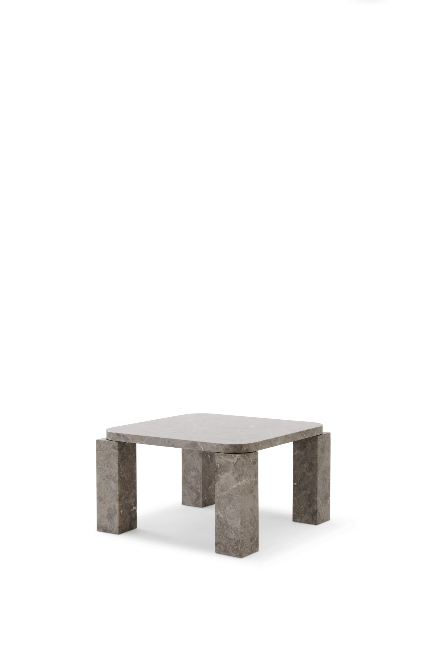 Atlas Sofabord 600x600, Gris Du Marais fra New Works