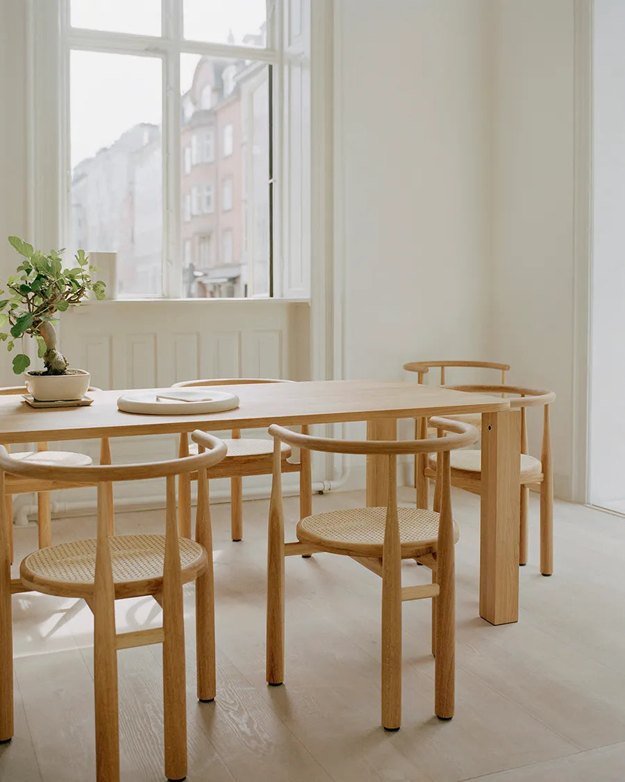 Atlas Spisebord 2000x950, Natural Oak fra New Works