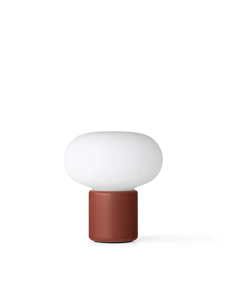 Karl-Johan portable bordlampe, Earth Red fra New Works - 3 - Jacobsen Plus