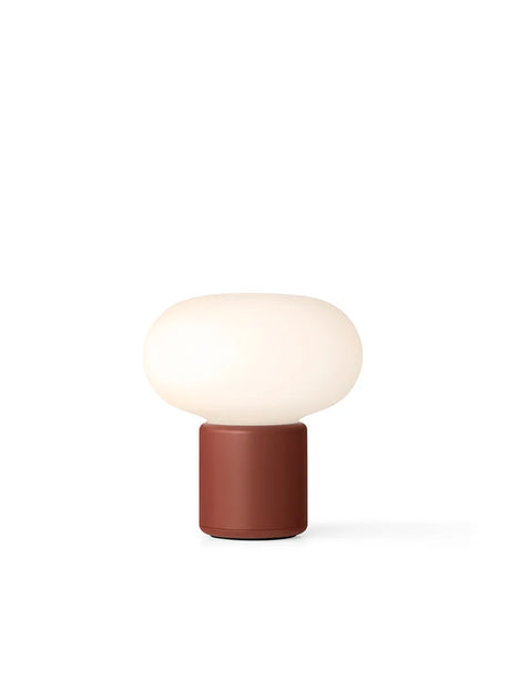 Karl-Johan portable bordlampe, Earth Red fra New Works - 1 - Jacobsen Plus