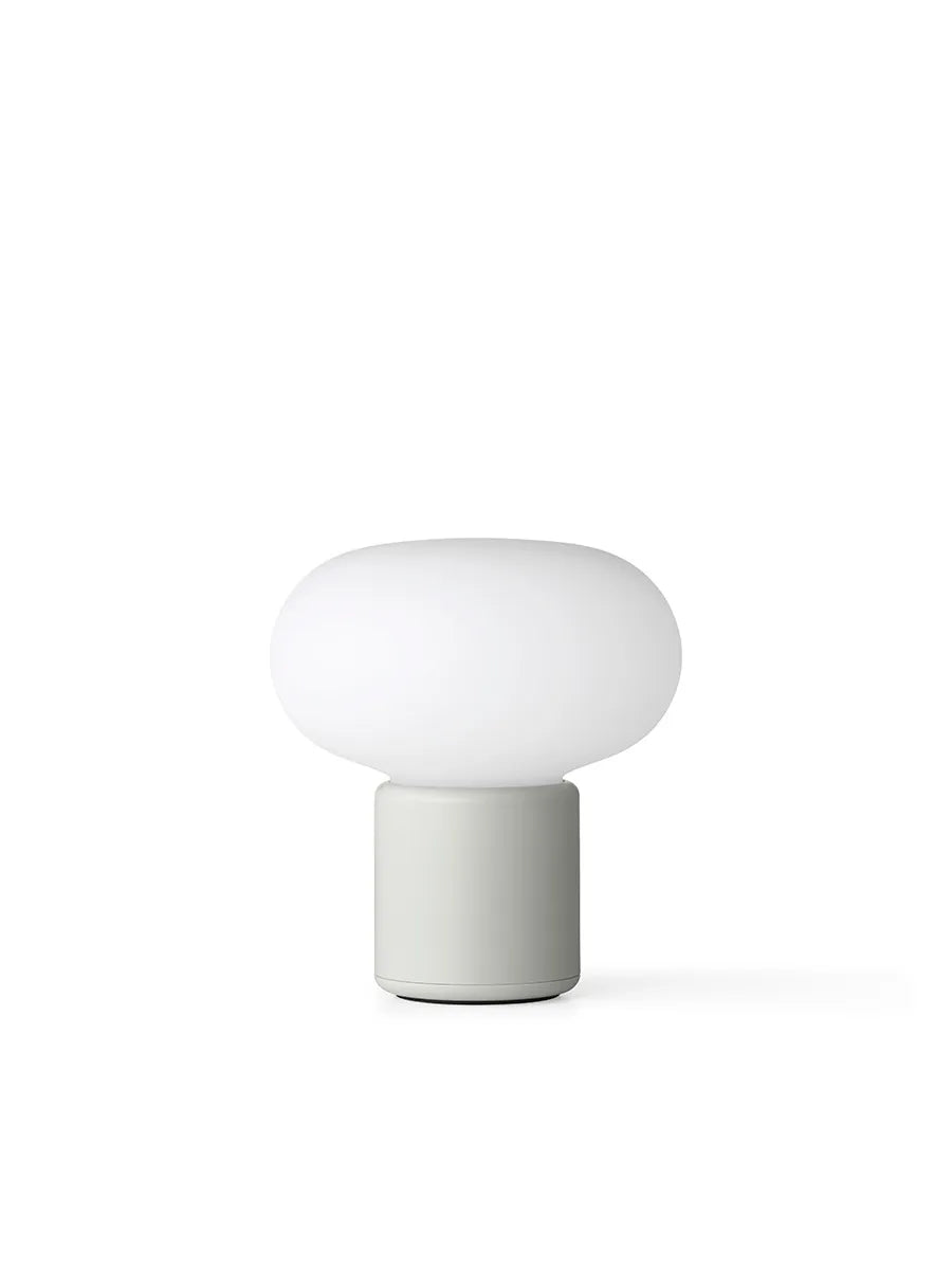 Karl-Johan portable bordlampe, Light Grey fra New Works
