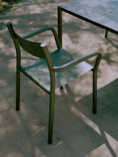 May havestol m. armlæn, dark green fra New Works - 4 - Jacobsen Plus