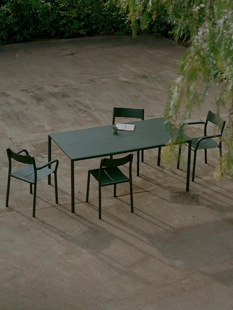 May havestol m. armlæn, dark green fra New Works - 3 - Jacobsen Plus