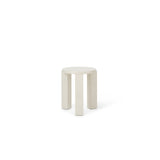 New Works Atlas Stool rund, lakeret - Creme - Jacobsen Plus