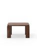 Atlas Sofabord 600x600, Smoked Oak fra New Works