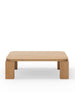 Atlas Sofabord 820x820, Natural Oak fra New Works