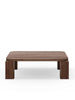 Atlas Sofabord 820x820, Smoked Oak fra New Works