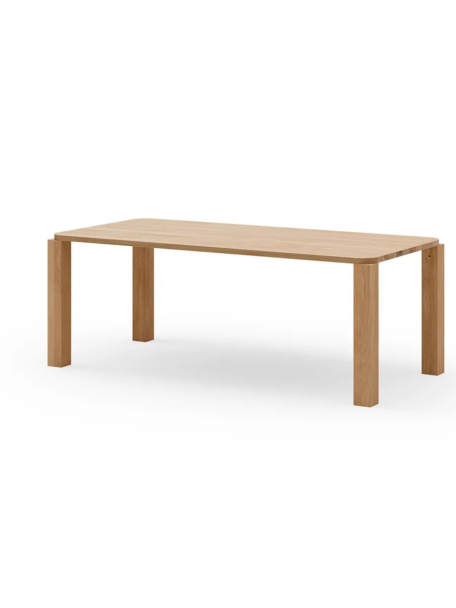Atlas Spisebord 2000x950, Natural Oak fra New Works