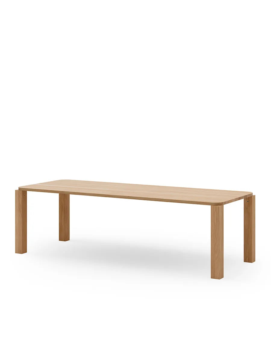 Atlas Spisebord 2500x950, Natural Oak fra New Works