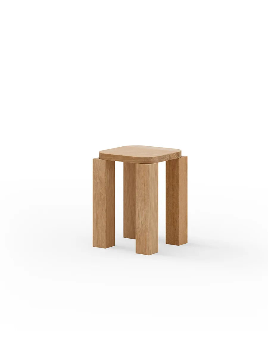 Atlas Stool, Natural Oak fra New Works