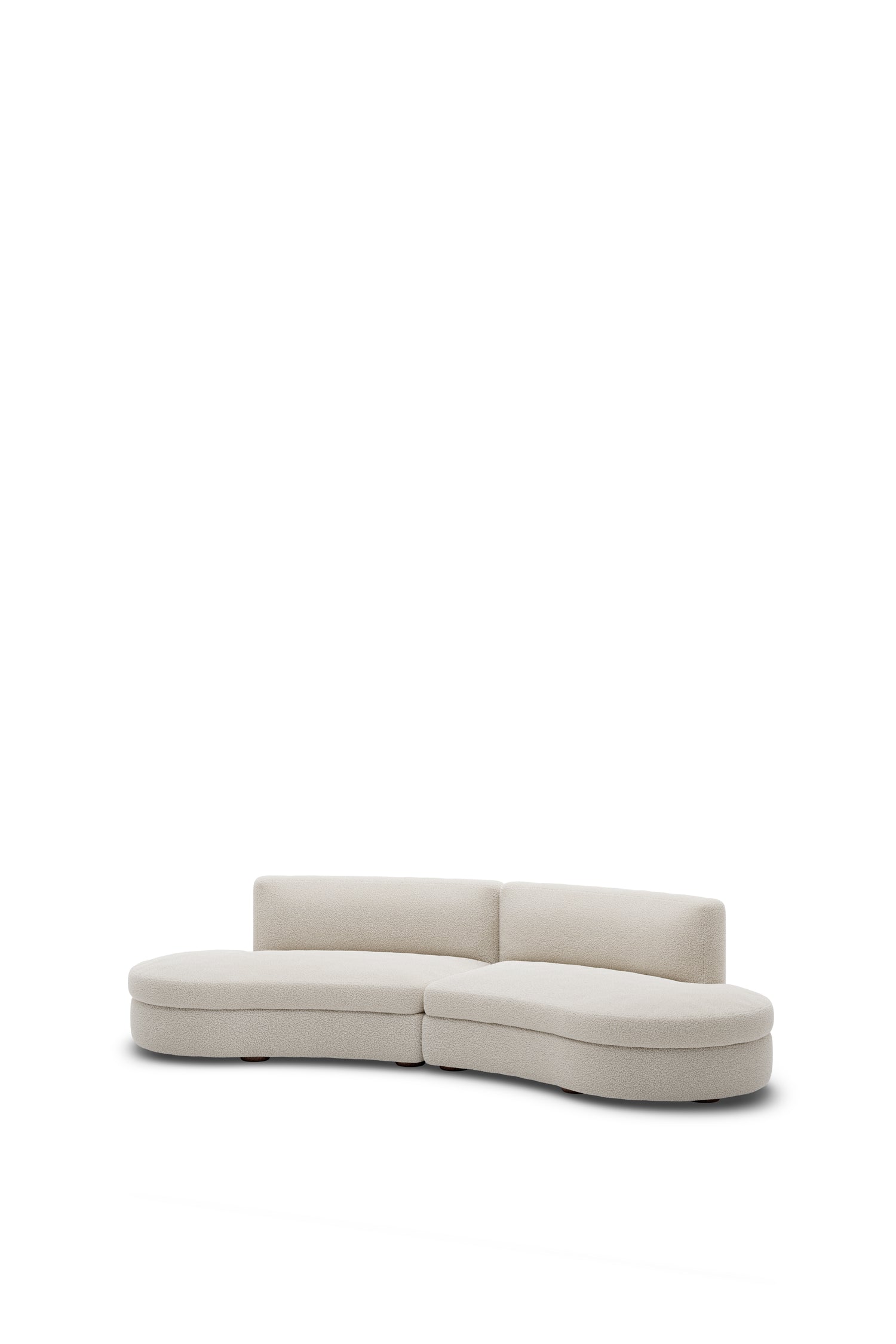 Coda sofa, configuration 7, Zink Drake fra New Works