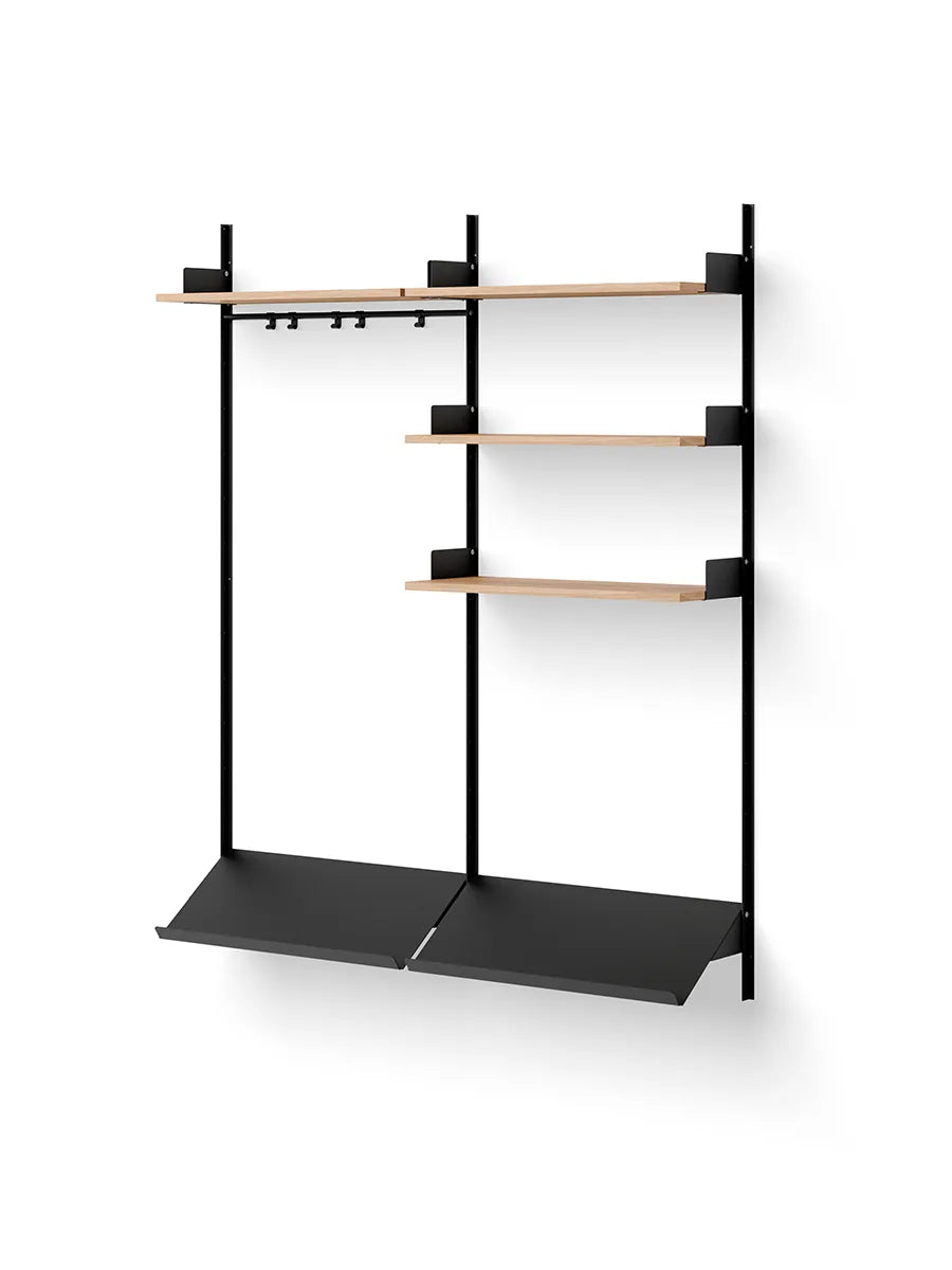 Wardrobe Shelf 3 fra New Works - Eg-sort - Jacobsen Plus
