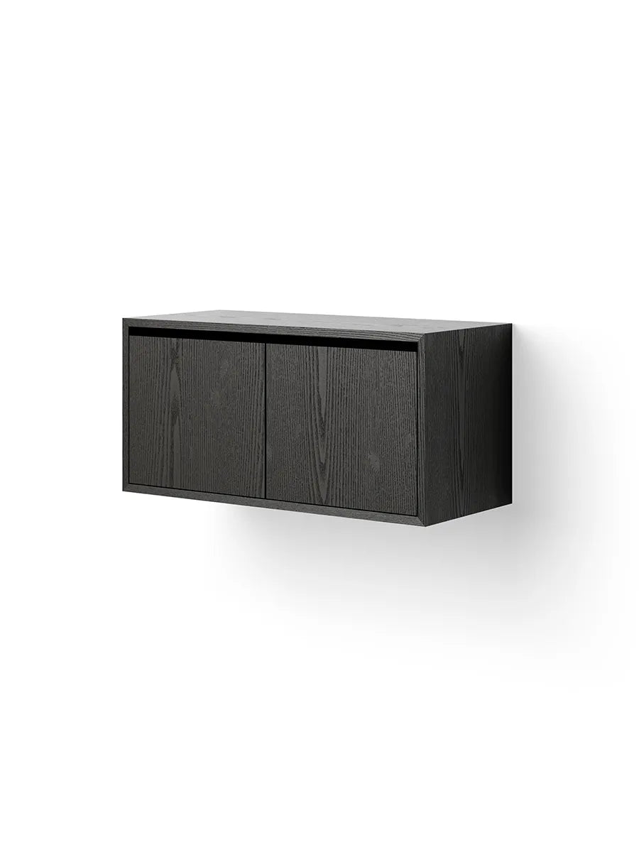 Cabinet Low w. Doors fra New Works - Sort - Jacobsen Plus