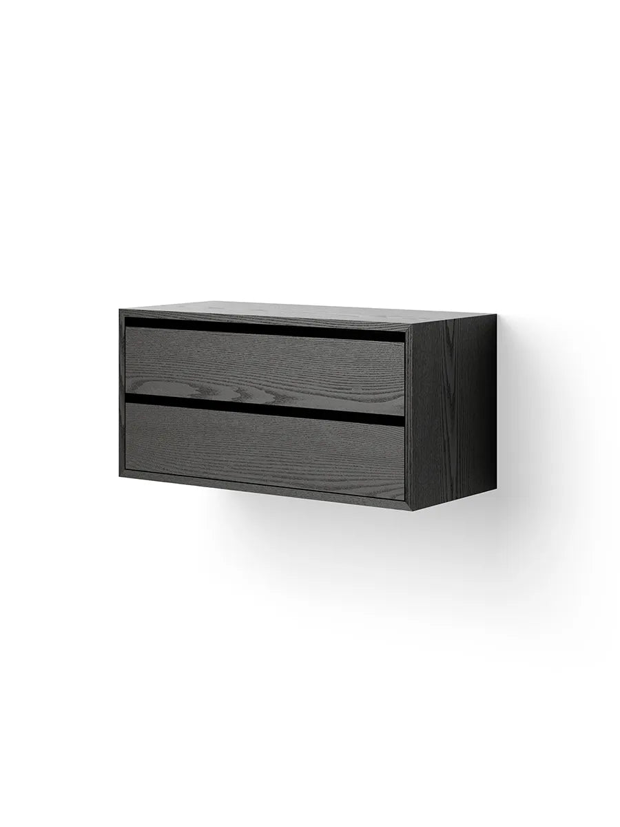 Cabinet Low w. Drawers fra New Works - Sort - Jacobsen Plus