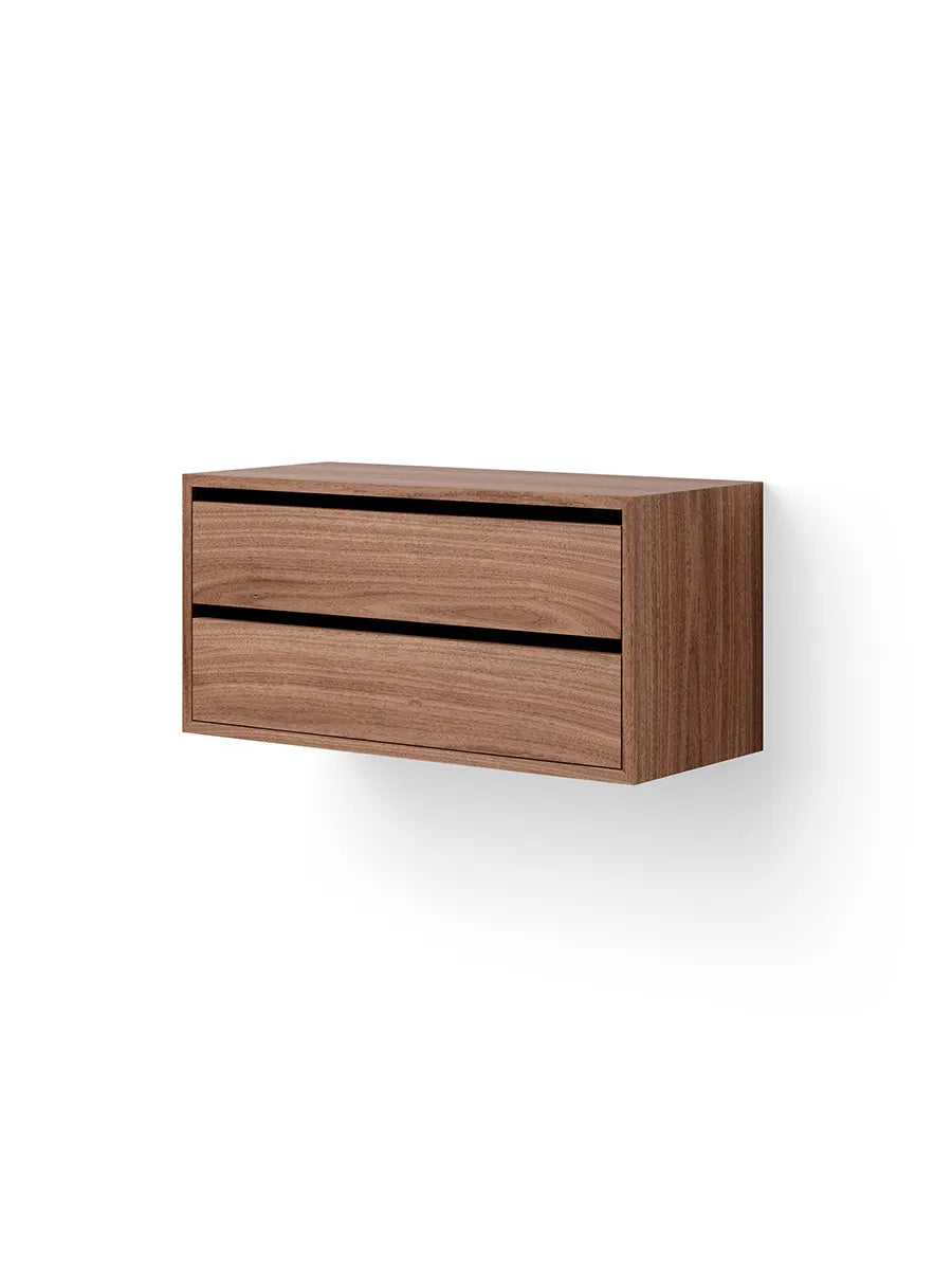 Cabinet Low w. Drawers fra New Works - Valnød - Jacobsen Plus