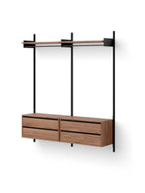 Wardrobe Shelf Cabinets w. Drawers fra New Works - 1 - Jacobsen Plus