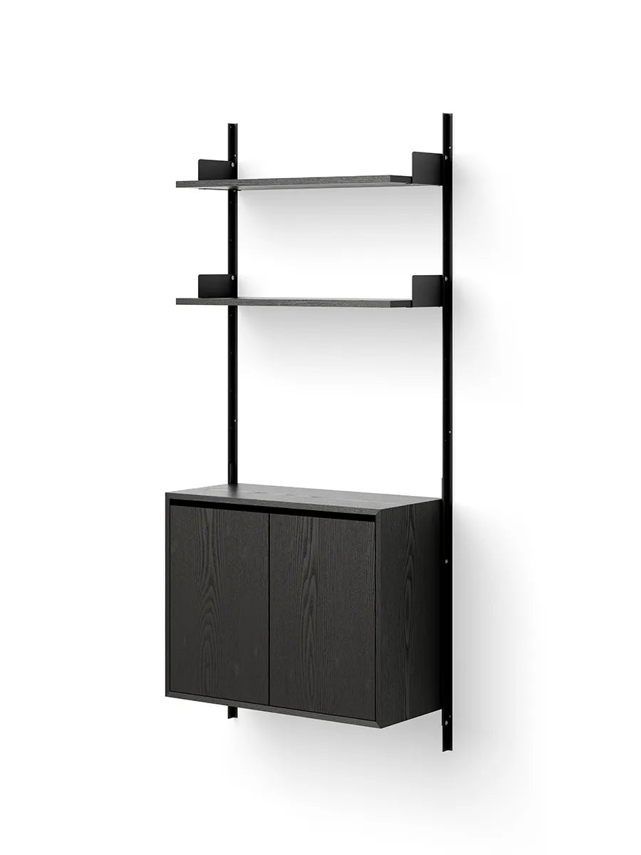 Wall Shelf Cabinet Tall w. Doors fra New Works