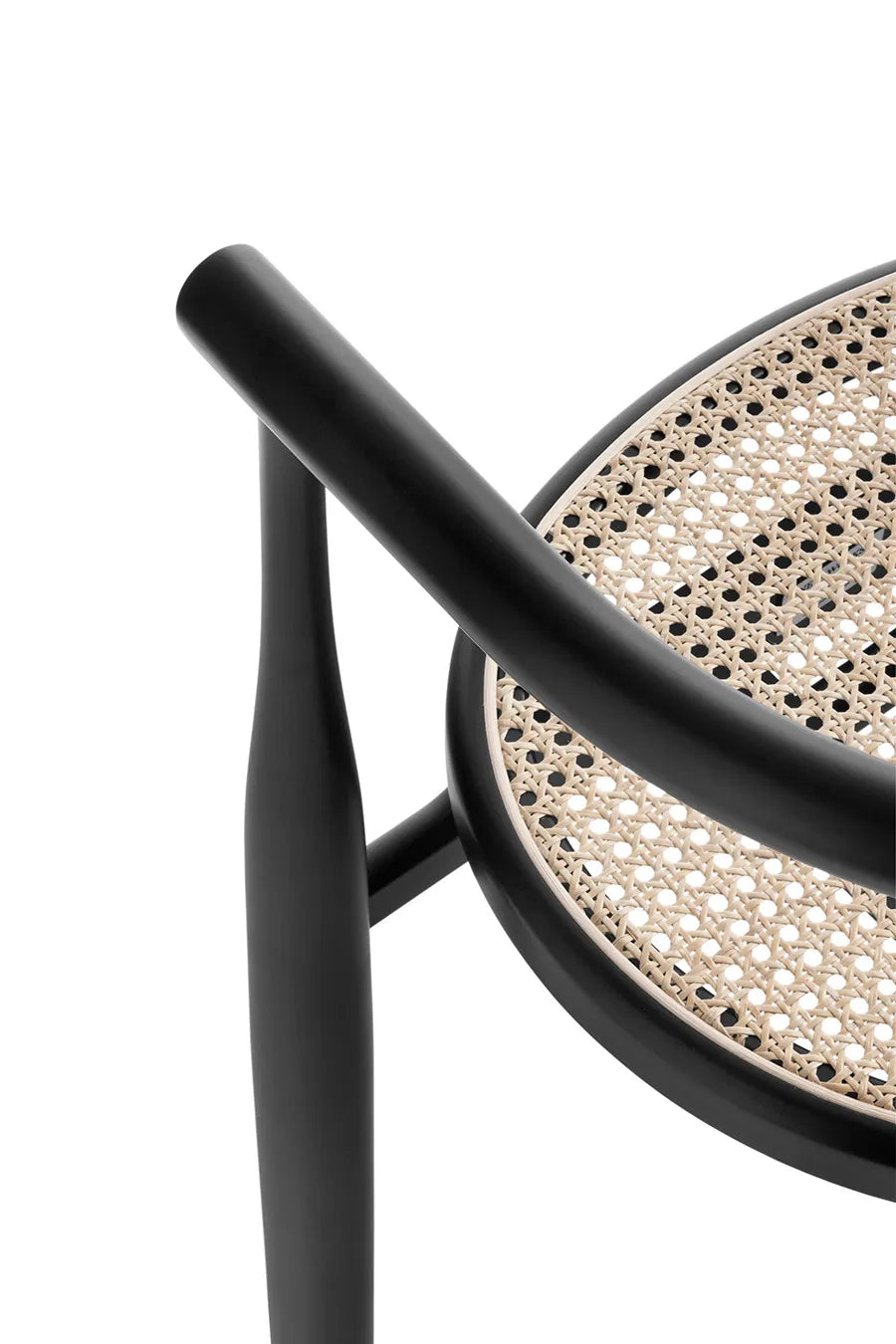 Bukowski Chair m. Fransk Flet, sort fra New Works