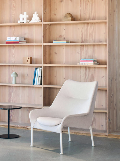 O2 Lounge Chair fra Hay - Cream / Eggshell - Jacobsen Plus
