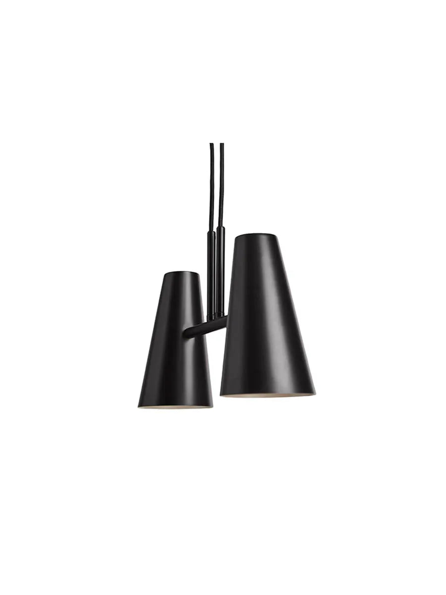 Cono Pendant w. 2 Shades fra Woud