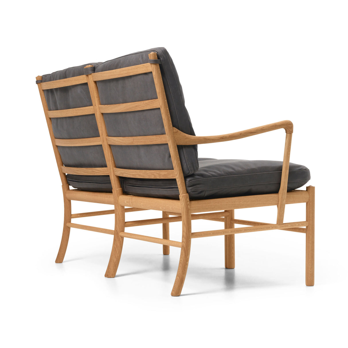 OW149-2 Colonial sofa eg olie, Terra-læder af Ole Wanscher - 5 - Jacobsen Plus