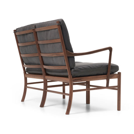 OW149-2 Colonial sofa valnød olie, Terra-læder af Ole Wanscher - Terra Jade 20368 - Jacobsen Plus