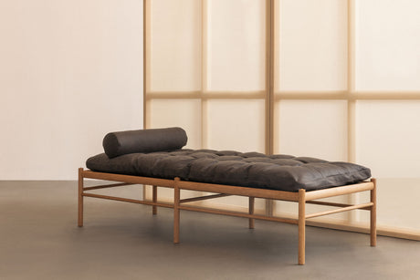 OW150 daybed eg olie, Terra-læder af Ole Wanscher - 1 - Jacobsen Plus
