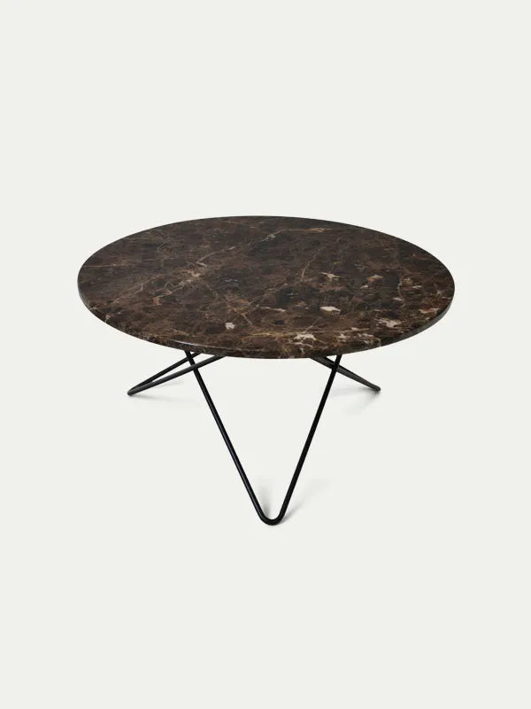 O Table i marmor fra OX Denmarq - Sort / Brun marmor - Jacobsen Plus