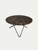 O Table i marmor fra OX Denmarq - Sort / Brun marmor - Jacobsen Plus