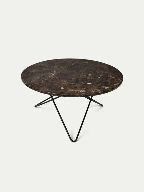 O Table i marmor fra OX Denmarq - Sort / Brun marmor - Jacobsen Plus