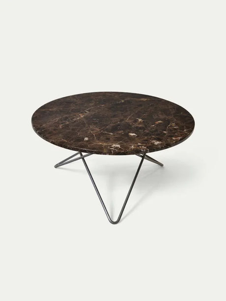 O Table i marmor fra OX Denmarq - Blankt / Brun marmor - Jacobsen Plus