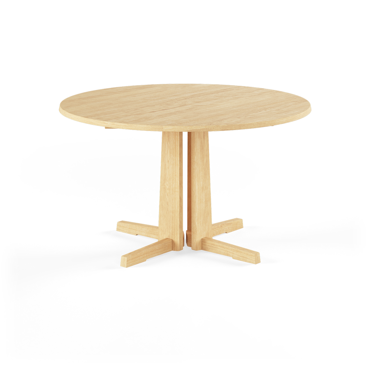 GM3182 Obelisk rundt bord m. udtræk Ø130 fra Gramrode Møbelfabrik - Ask - Jacobsen Plus