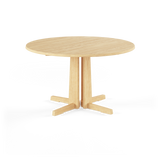 GM3182 Obelisk rundt bord m. udtræk Ø130 fra Gramrode Møbelfabrik - Ask - Jacobsen Plus