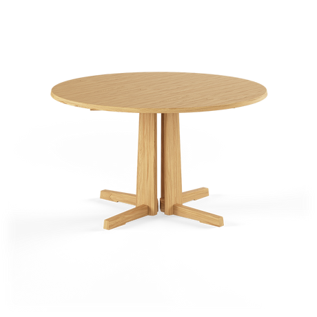GM3182 Obelisk rundt bord m. udtræk Ø130 fra Gramrode Møbelfabrik - Eg - Jacobsen Plus