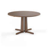 GM3182 Obelisk rundt bord m. udtræk Ø130 fra Gramrode Møbelfabrik - Røget eg - Jacobsen Plus