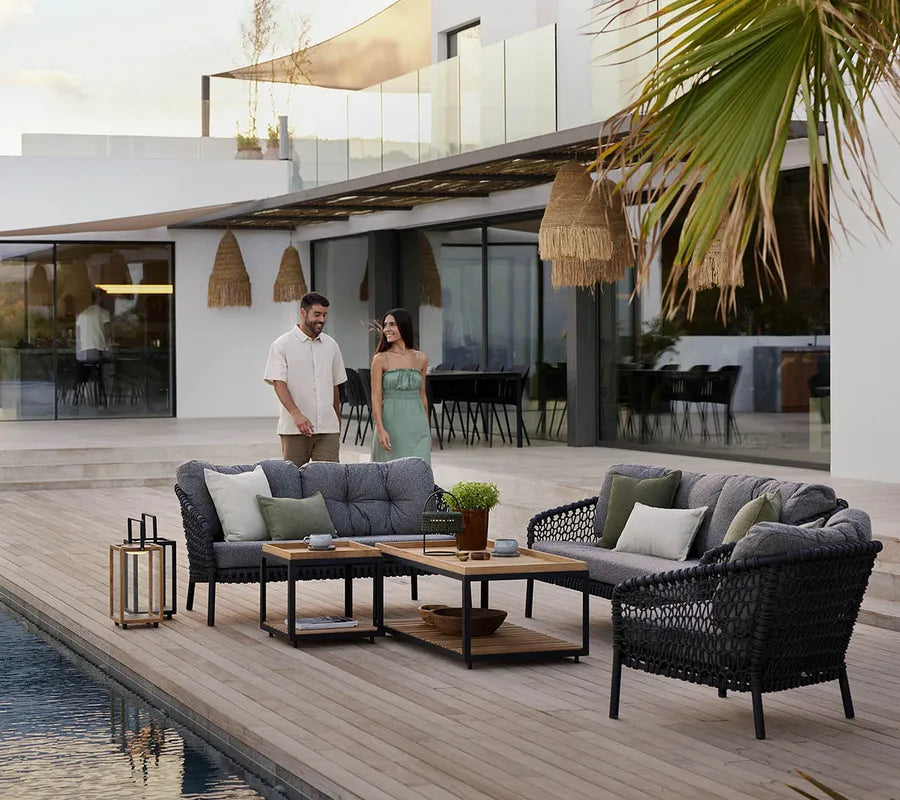 Ocean Large Loungestol, soft rope fra Cane-line - 2 - Jacobsen Plus