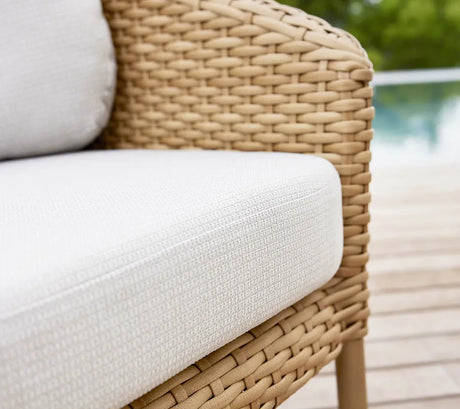 Ocean Large Loungestol, flat weave fra Cane-line - Dark Grey - Jacobsen Plus